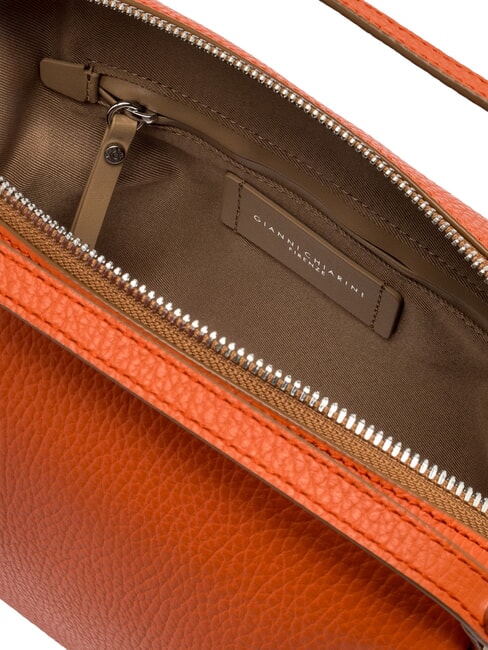 ALIFA Borsa in pelle con tracolla corallo - Borse Donna