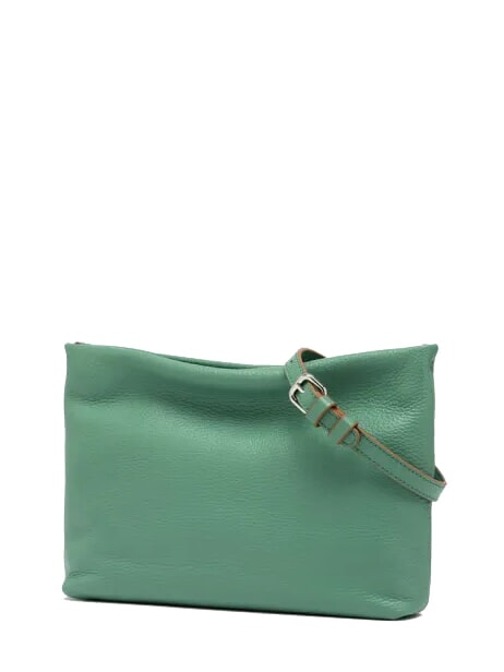 BRENDA Borsa in pelle con tracolla menta - Borse Donna