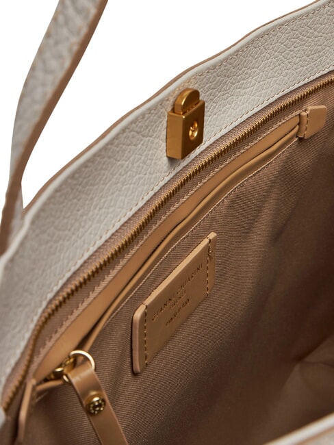 MARISOL Borsa shopping in pelle sabbia - Borse Donna