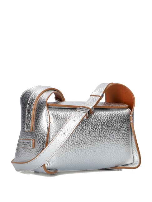 PENELOPE Borsa a tracolla in pelle silver-caramello - Borse Donna