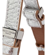 GIANNI CHIARINI PENELOPE Borsa a tracolla in pelle silver-caramello - Borse Donna - 4
