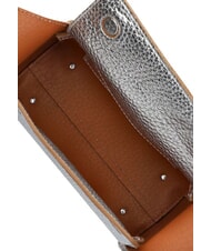 GIANNI CHIARINI PENELOPE Borsa a tracolla in pelle silver-caramello - Borse Donna - 5