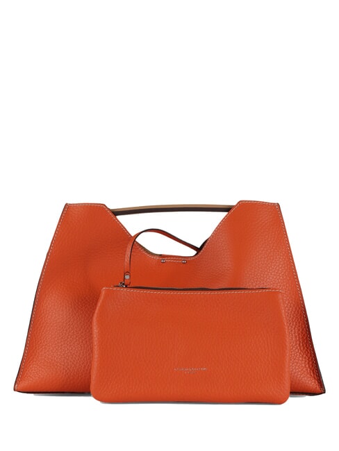 AURORA L Borsa a mano, con tracolla corallo-nature - Borse Donna