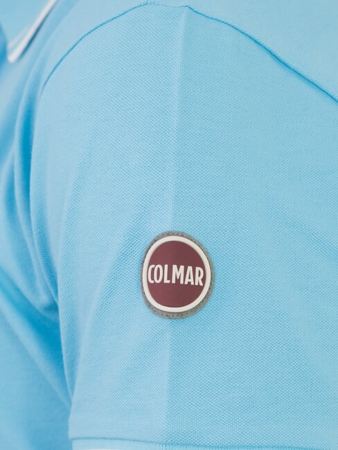 MONDAY Polo a manica corta stretch adobe/bianco - Polo Uomo