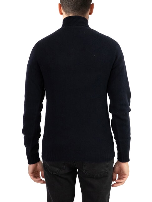 KENTY Maglione dolcevita in lana navy blue - Maglie Uomo
