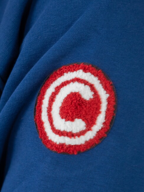 MODISH Felpa girocollo con patch bluejeans - Felpe Uomo