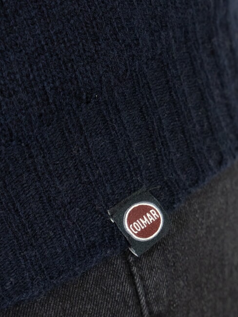 KENTY Maglione dolcevita in lana navy blue - Maglie Uomo