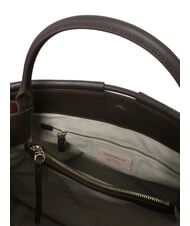 COCCINELLE LISBET GEOMETRIC PATCH Borsa a mano in pelle con tracolla mult.ribes/brun - Borse Donna - 4