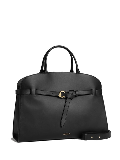 SABINE Borsa a mano in pelle con tracolla Nero - Borse Donna