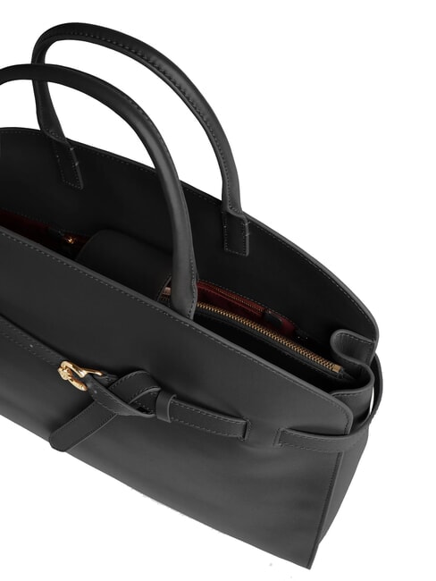 SABINE Borsa a mano in pelle con tracolla Nero - Borse Donna