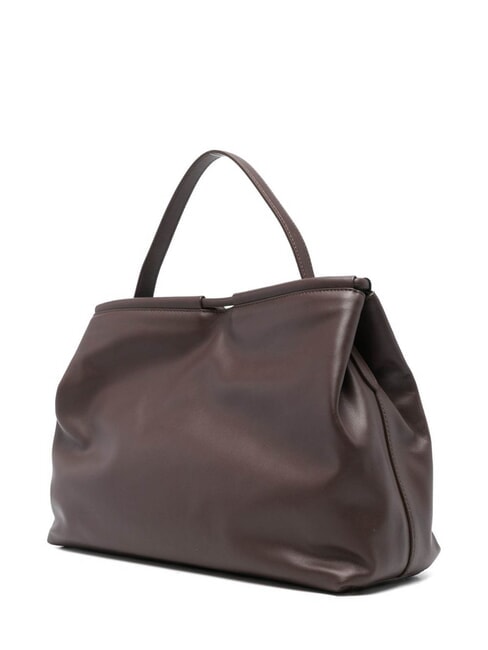 LISBET Borsa a mano in pelle con tracolla brunette - Borse Donna