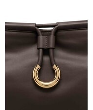 COCCINELLE LISBET Borsa a mano in pelle con tracolla brunette - Borse Donna - 3