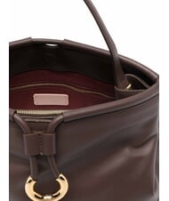 COCCINELLE LISBET Borsa a mano in pelle con tracolla brunette - Borse Donna - 4