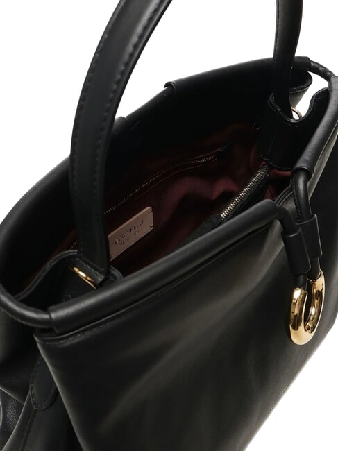 LISBET Borsa a mano in pelle con tracolla Nero - Borse Donna