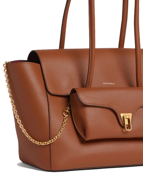DOUBLE BEAT Borsa a spalla, con pochette cognac - Borse Donna