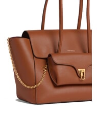 COCCINELLE DOUBLE BEAT Borsa a spalla, con pochette cognac - Borse Donna - 4
