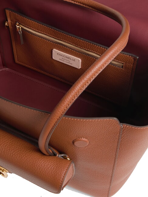 DOUBLE BEAT Borsa a spalla, con pochette cognac - Borse Donna