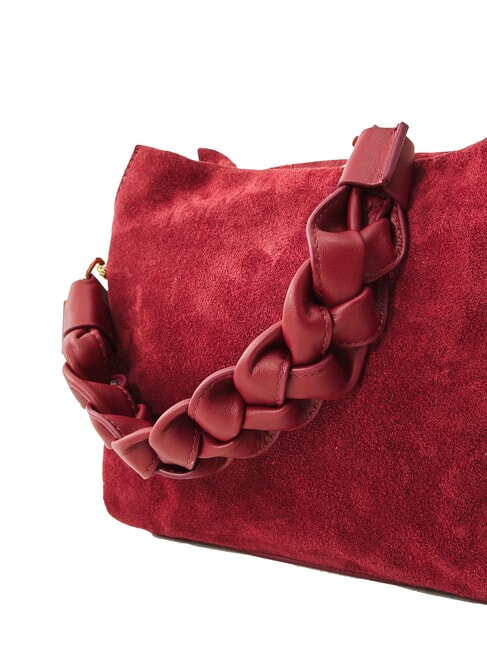BOHEME NEW GEOMETETRIC PATCH Borsa a mano pelle suede con tracolla mul.ribes/ribes - Borse Donna