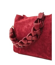 COCCINELLE BOHEME NEW GEOMETETRIC PATCH Borsa a mano pelle suede con tracolla mul.ribes/ribes - Borse Donna - 4