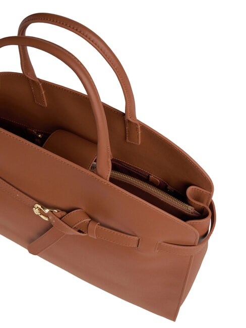 SABINE Borsa a mano in pelle con tracolla cognac - Borse Donna