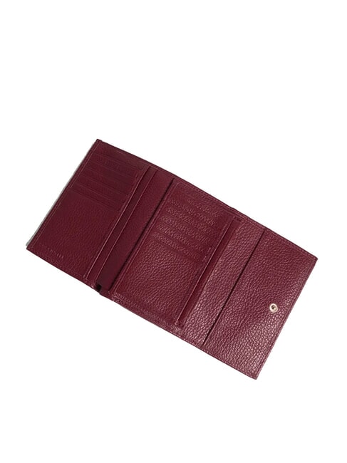 METALLIC SOFT Portafoglio bifold pelle martellata ribes - Portafogli Donna