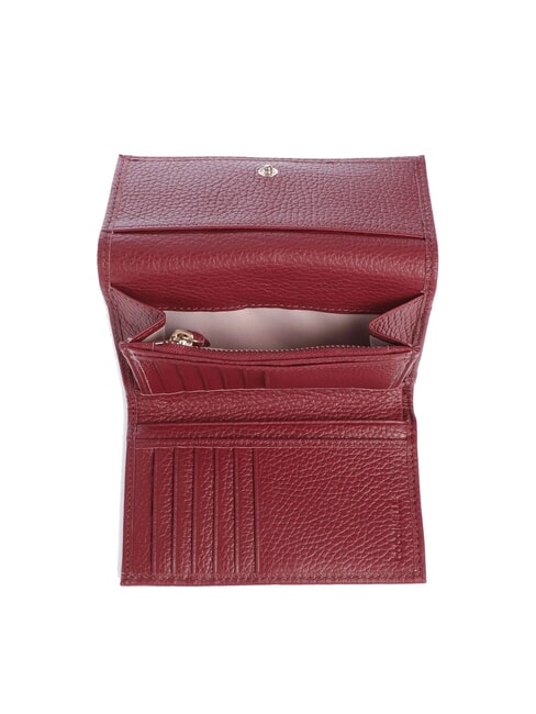 METALLIC SOFT Portafoglio bifold pelle martellata ribes - Portafogli Donna