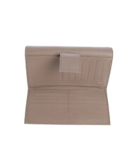 COCCINELLE METALLIC SOFT Portafoglio grande in pelle warm taupe - Portafogli Donna - 2