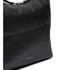 COCCINELLE MALORY Borsa sacca a spalla in pelle martellata Nero - Borse Donna - 3