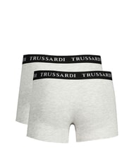 TRUSSARDI BRANDED ELASTIC Due paia di boxer grey melange - Slip Uomo - 2