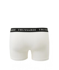 TRUSSARDI BRANDED ELASTIC Due paia di boxer white - Slip Uomo - 2