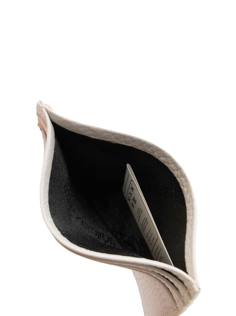 BASIC Porta carte credito pelle bianco - Portafogli Donna