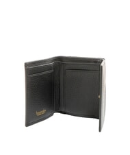 BRACCIALINI BASIC Portafogio compatto in pelle nero - Portafogli Donna - 2