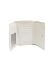 BRACCIALINI BASIC Portafoglio medio in pelle bianco - Portafogli Donna - 2