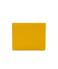 BRACCIALINI BASIC Portafogio compatto in pelle giallo - Portafogli Donna - 3