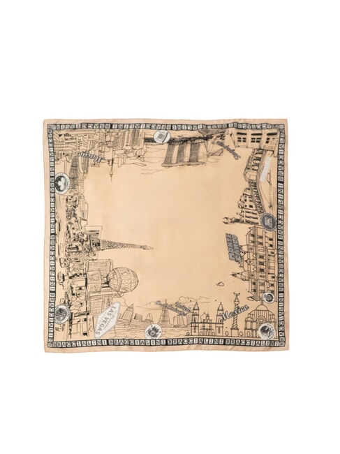 WORLD Foulard con stampa all over multi - Sciarpe