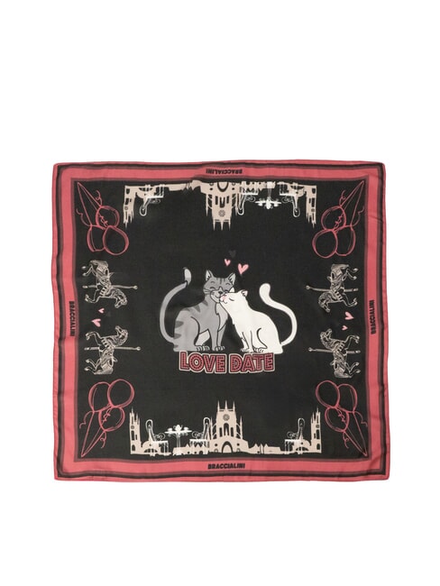 LOVE DATE Foulard con stampa all over multi - Sciarpe