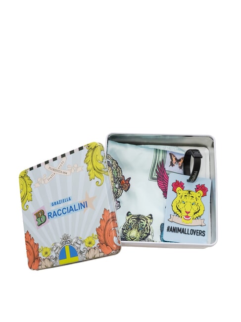 GIFT BOX Foulard e targhetta porta indirizzo multi - Sciarpe