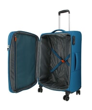 AMERICAN TOURISTER BLAZING RIDE Set 8 pezzi: 3 Trolley, 1 Borsone, 2 Zaini, 2 Beauty teal/orange - Set Trolley - 3