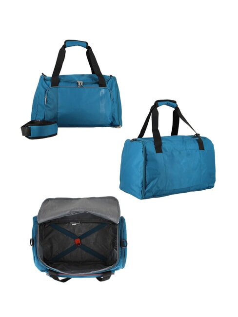BLAZING RIDE Set 8 pezzi: 3 Trolley, 1 Borsone, 2 Zaini, 2 Beauty teal/orange - Set Trolley