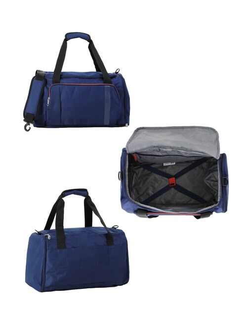 BLAZING RIDE Set 8 pezzi: 3 Trolley, 1 Borsone, 2 Zaini, 2 Beauty navy/orange - Set Trolley