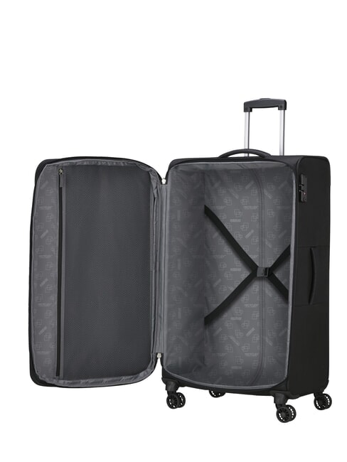 BLAZING RIDE Set 8 pezzi: 3 Trolley, 1 Borsone, 2 Zaini, 2 Beauty black/grey - Set Trolley