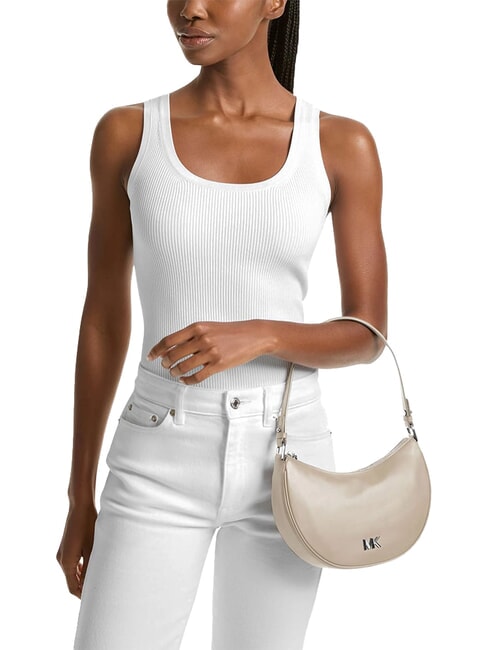 KYLA Borsa in pelle a spalla, con tracolla light sand - Borse Donna