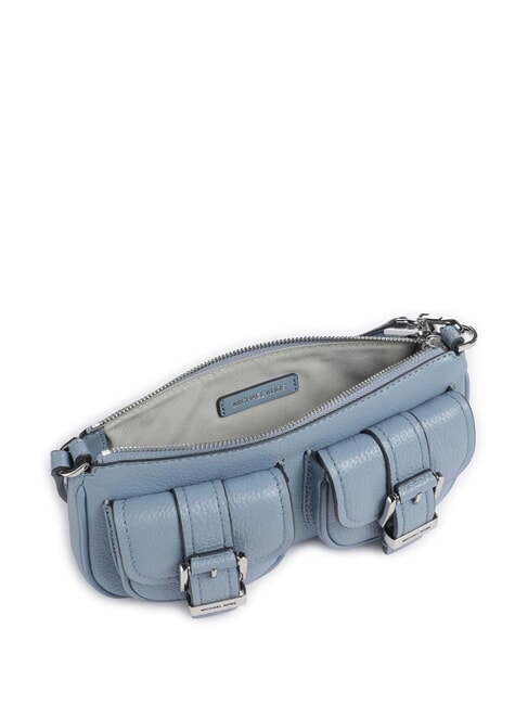 ZOEY Mini Bag a spalla, in pelle chambray - Borse Donna