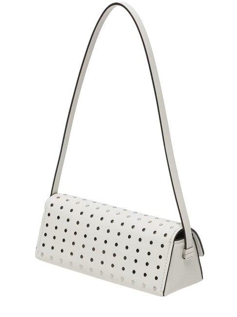 LUDLOW Mini Bag a spalla, in pelle optic white - Borse Donna