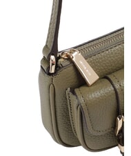 MICHAEL KORS ZOEY Borsetta a spalla, in pelle safari green - Borse Donna - 3