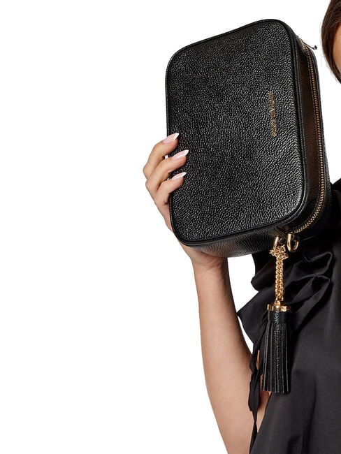 JET SET Mini Bag a tracolla, in pelle black - Borse Donna