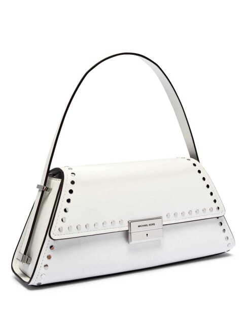 LUDLOW Borsa a spalla, in pelle optic white - Borse Donna