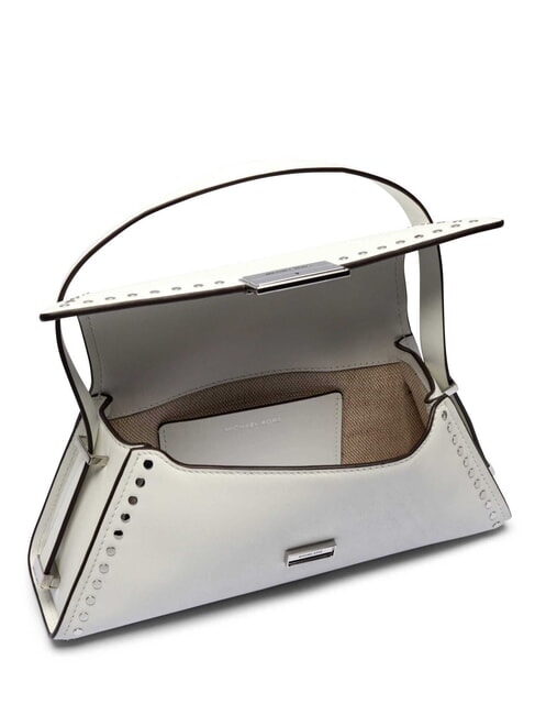 LUDLOW Borsa a spalla, in pelle optic white - Borse Donna