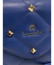 BRACCIALINI QUILT Borsa cartelletta a mano con tracolla blu - Borse Donna - 3