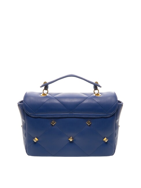 QUILT Borsa cartelletta a mano con tracolla blu - Borse Donna